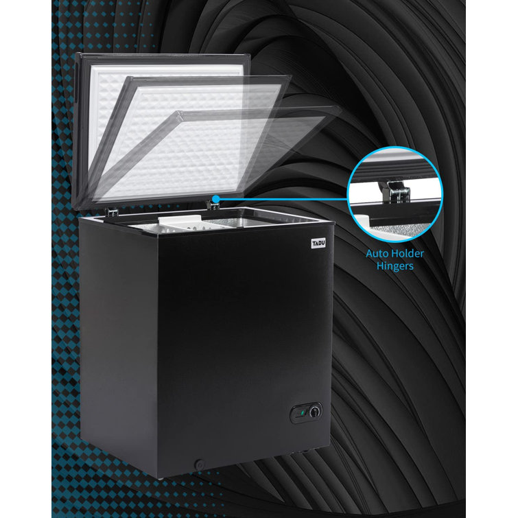 TABU Portable 7 Cubic Feet Garage Ready Chest Freezer with Adjustable